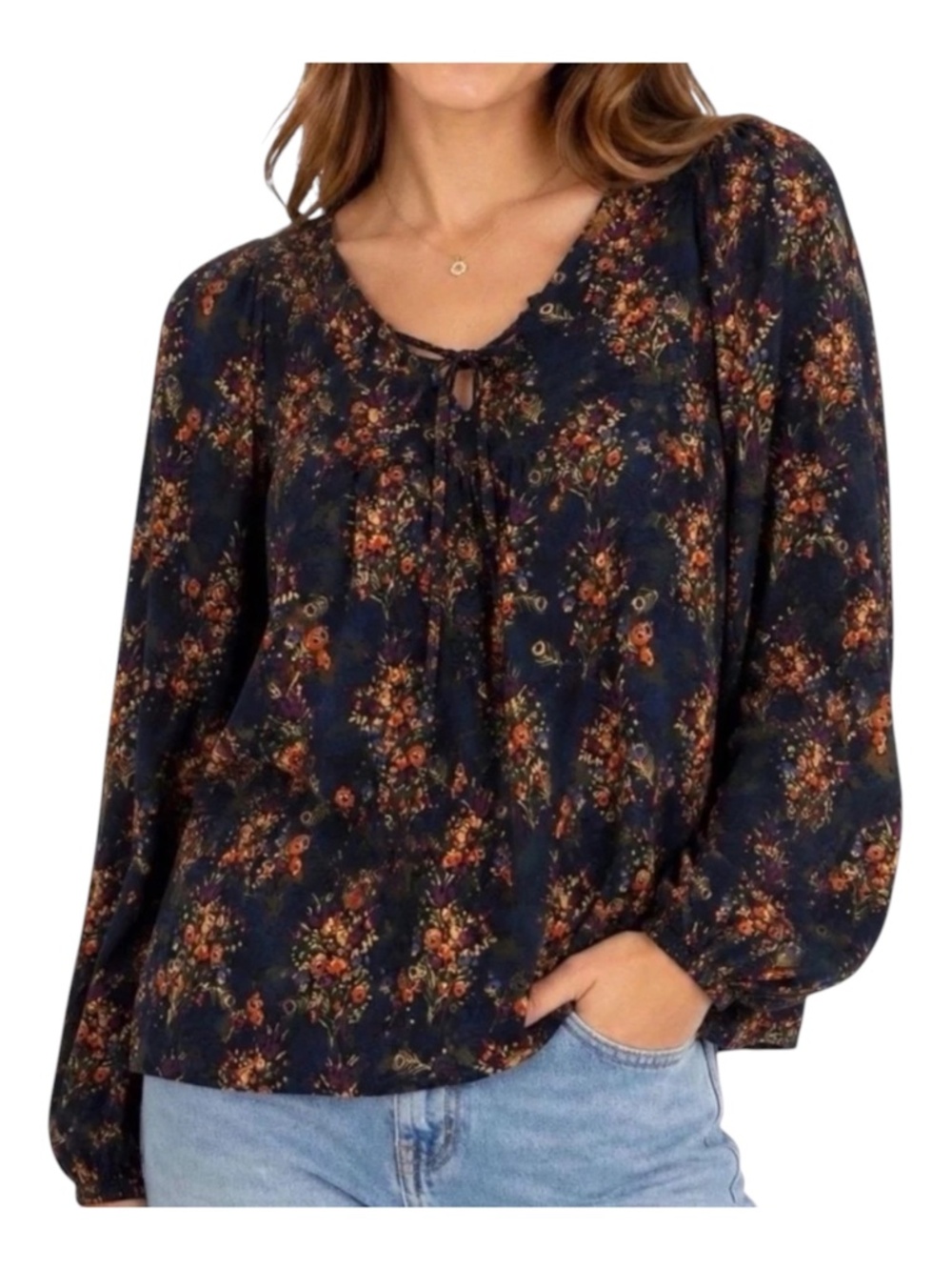 Natural Life Rowan Floral Top XL